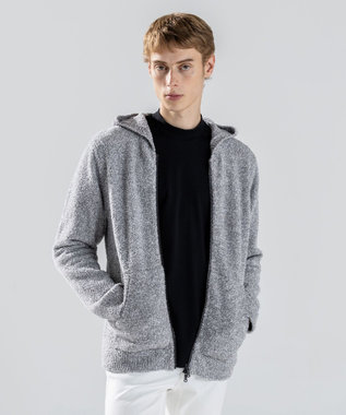 【新素材】ジェントルフィットボア　ジップアップフーディー