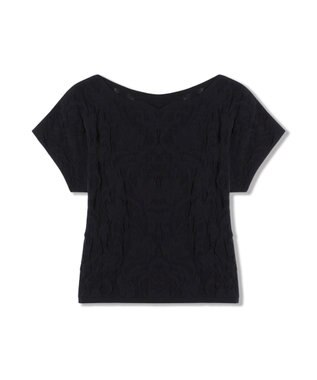 Chacott 【ノーソーイングニット】バレリーナネックコンパクトTシャツ