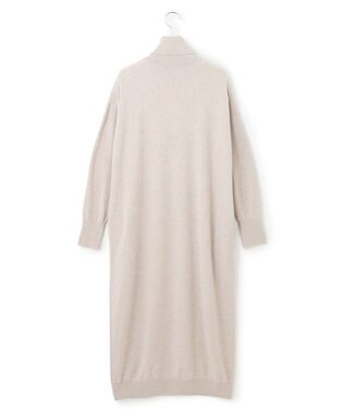 23区 S 【洗える】カシミヤブレンド タートルネック ニットワンピース ベージュ系