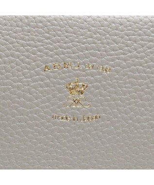 A.D.M.J. 【牛革】アノニマス/A4サイズ対応クリスタルビー付ボストン34cm オフホワイト