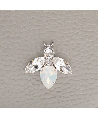 A.D.M.J. 【牛革】アノニマス/A4サイズ対応クリスタルビー付ボストン34cm オフホワイト