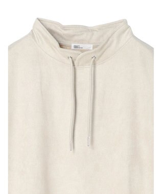 CRAFT STANDARD BOUTIQUE フェイクスエードスタンドプルオーバー Ivory