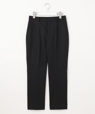 J.PRESS LADIES L 【WEB限定カラーあり・セットアップ対応・洗える・撥水・防汚】コットンFITTYシャーク テーパード パンツ ブラック系