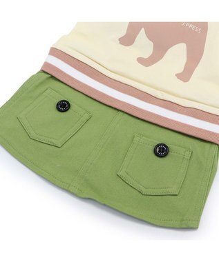 PET PARADISE J.PRESS バックブルドッグ スカートつなぎ 小型犬 ホワイト