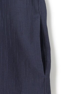 JOSEPH HOMME 新素材【通気性/洗える/ストレッチ】トリコワッシャーストレッチ　レギュラーカラー半袖シャツ ネイビー系