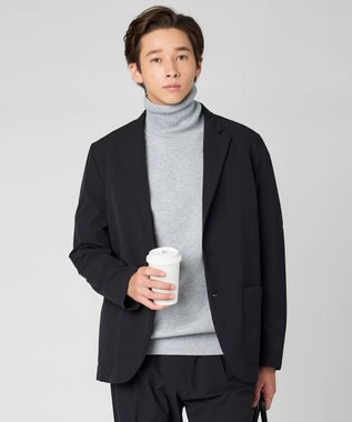 UNFILO MENS MOVE TEX タートルネック ニット グレー系