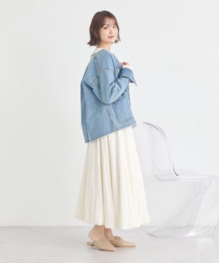 earth music&ecology バルーンスカート Ivory