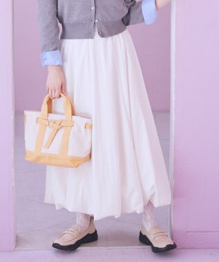 earth music&ecology バルーンスカート Ivory