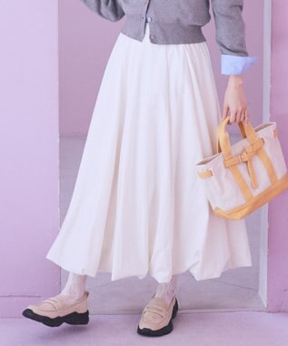 earth music&ecology バルーンスカート Ivory