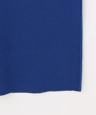 ANY SIS S CICA加工 ニット タイト スカート ブルー