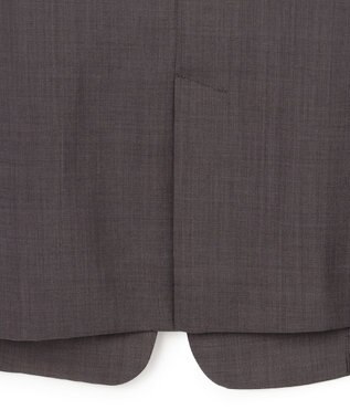 ICB L Peラミーシアータフタ 半袖ジャケット チャコール