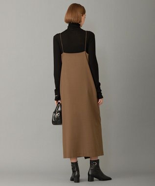 ICB L 【新色追加・洗える】 パウダリーリブ ハイネックプルオーバー ブラック系