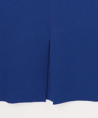 ANY SIS S CICA加工 ニット タイト スカート ブルー