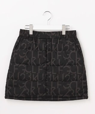 23区GOLF 【WOMEN】中綿ロゴプリントスカート ブラック系5