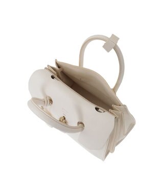 genten ミネルヴァ 2wayミニバッグ アイボリー