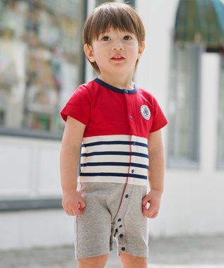 J.PRESS KIDS 【BOX付き】【70㎝】ロンパース&蝶ネクタイスタイ セット レッド系1