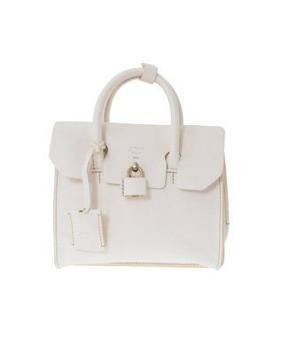 genten ミネルヴァ 2wayミニバッグ アイボリー