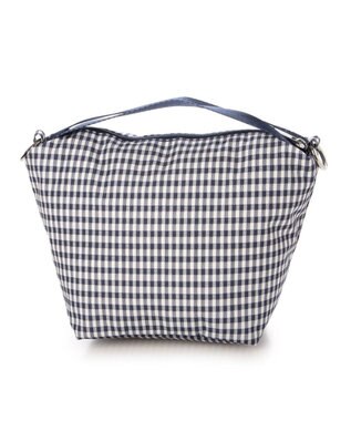 UNBILLION VERYコラボ カシュカシュ cachecache / ナイロンドローコード2wayショルダー ネイビーミックス