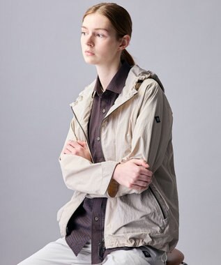 JOSEPH ABBOUD MOUNTAIN 【ナチュラルカラー/ストレッチ】ナイロンコンビガーメントダイパーカー ライトグレー系