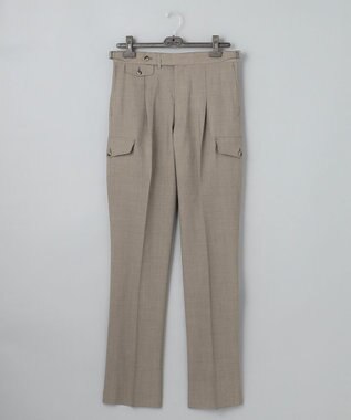 GOTAIRIKU ウォッシャブル ドレスカーゴパンツ ベージュ系