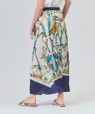 GRACE CONTINENTAL マリンスカーフロングスカート キナリ