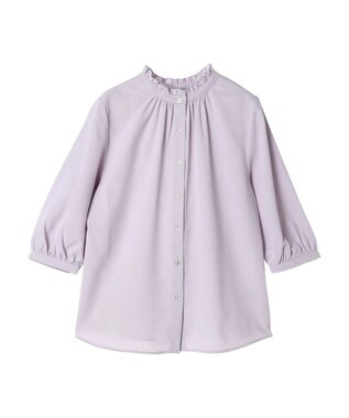 earth music&ecology ２ｗａｙフリル７分袖ブラウス Light Pink