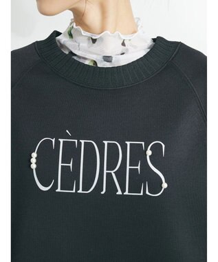 CRAFT STANDARD BOUTIQUE 軽量ボンディングパールロゴプルオーバー Black