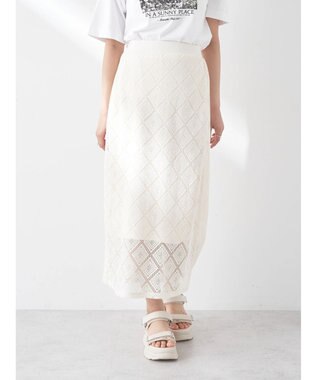 earth music&ecology モチーフナロースカート