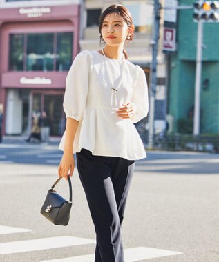 TOCCA 【洗える・消臭】BUTTERFLIES UTOPIA ブラウス オフ系