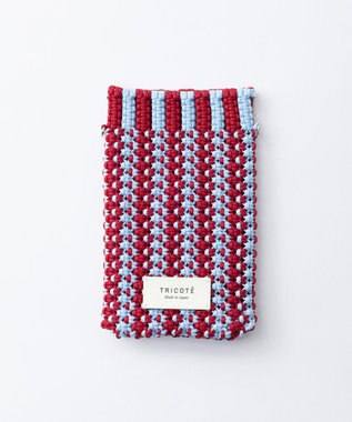 TRICOTE マクラメサコッシュバッグ 75RED