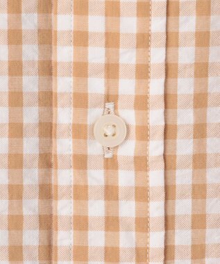 J.PRESS MEN 【WEB・一部店舗限定】サッカーギンガムチェック シャツ/B.D イエロー系3