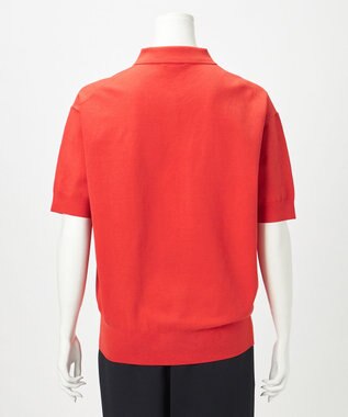 23区 L 【R(アール)】アイスニット 襟付きデザイン トップス オレンジ系