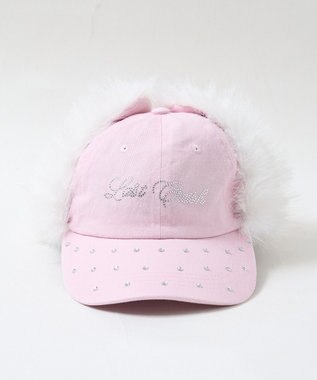 WEGO ラインストーンドッグイヤーキャップ ライトピンク