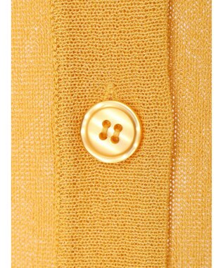 Green Parks フィラメントラメシアーカーディガン Yellow