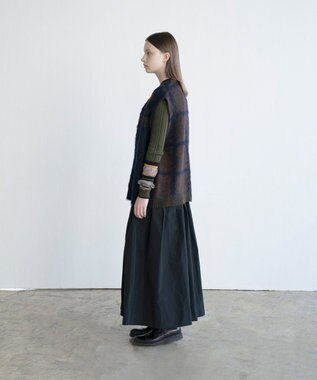 COQ MATAGI モヘアニットベスト ネイビー