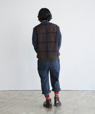 COQ MATAGI モヘアニットベスト ネイビー