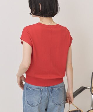 AMERICAN HOLIC フレンチスリーブニットプルオーバー Red