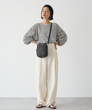 russet コーデュラナイロンスクエアショルダーバッグ(CE-1751) D.Brown