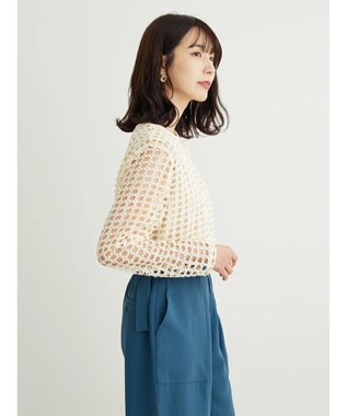 Green Parks ・ＳＵＧＡＲ　ＳＰＯＯＮ　ハナレースプルオーバー Ivory