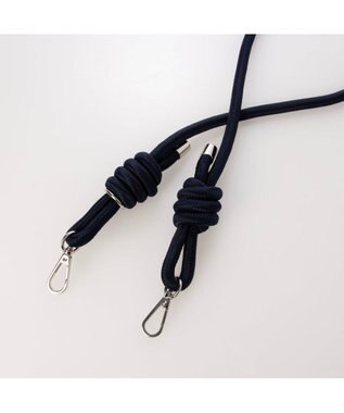 UNBILLION VERYコラボ カシュカシュ cachecache / ナイロンドローコード2wayショルダー ネイビーミックス