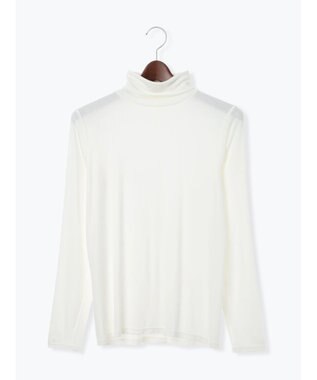 Te chichi 吸湿発熱タートルネックカットソー《2025winter catalog item》 オフホワイト