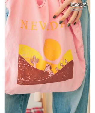 AMERICAN HOLIC ピグメントフリルＢＡＧ／ＰＥＡＮＵＴＳ Pink