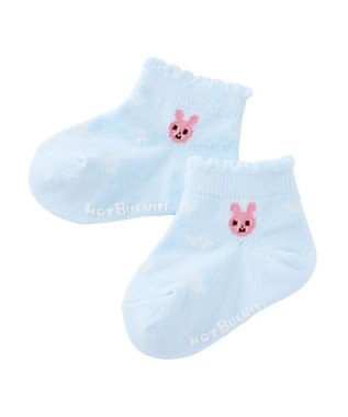 MIKI HOUSE HOT BISCUITS 【9-19cm / 靴下2足セット】 ローカット ソックスパック 白