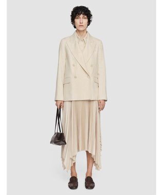 JOSEPH ビスコースツイル　ダブルブレステッドジャケット Oat