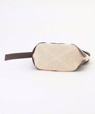 Y'SACCS サークルパッチショルダーバッグ アイボリー