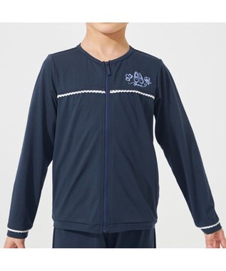 Chacott ウォームアップジャケット ネイビー