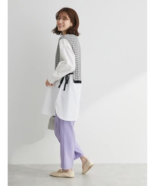 Green Parks アンクル丈／選べる美脚みえパンツ Lavender