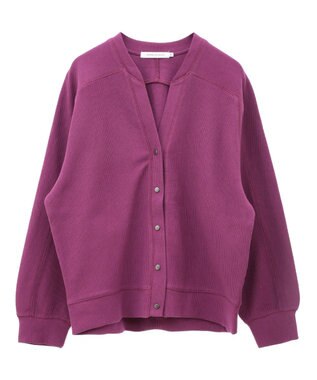 AMERICAN HOLIC Ｖネックリップルカーディガン Purple