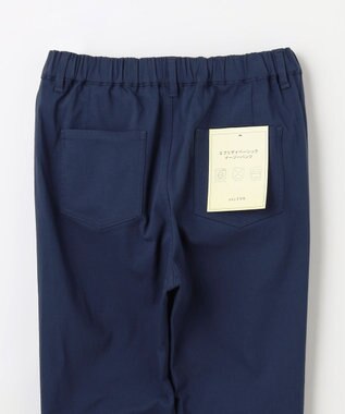 ANY L 【洗濯機可/ウエストゴム/ストレッチ/裏起毛】エブリデイベーシックデイリーパンツ ネイビー