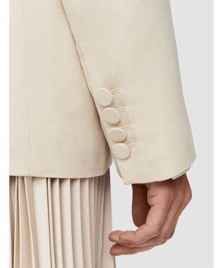 JOSEPH ビスコースツイル　ダブルブレステッドジャケット Oat